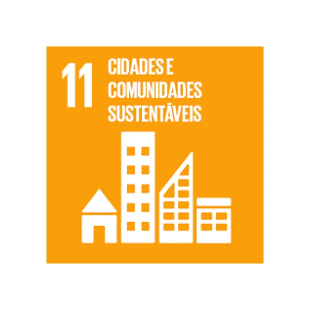  ilustração do 11º ODS cidades e comunidades sustentáveis 