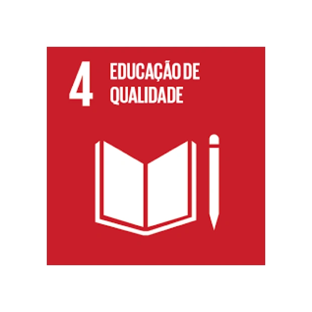  ilustração do 4º ODS educação de qualidade 