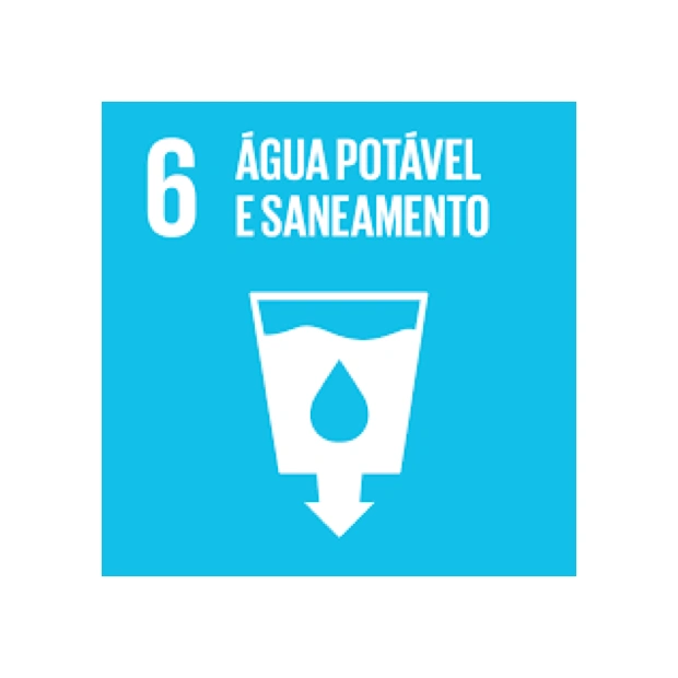  ilustração do 6º ODS água potável e saneamento 
