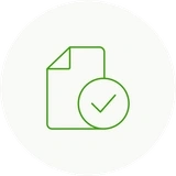  ícone de documento com sinal de verificado 