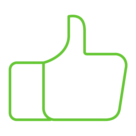 Icone de polegar pra cima