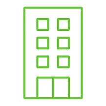  ícone de um prédio 